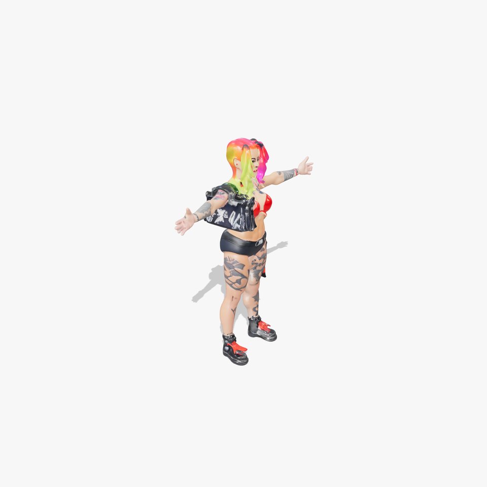 Vibrant Punk Character model pack